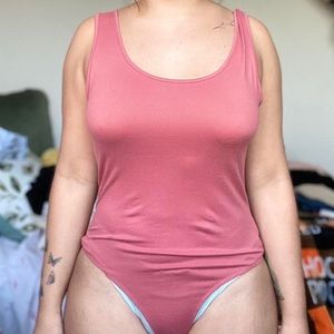 Charlotte Russe backless tank body suit